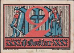 Almanya 2 Mark Notgeld 1922 Çilaltı Çil