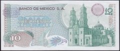 Meksika 10 Pesos 1975 Çilaltı Çil ( F ) Pick63h