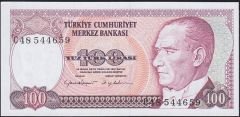 7.Emisyon 2.Tertip 100 Lira C48 544659 Çilaltı