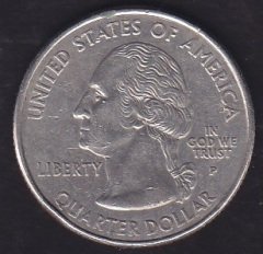 Amerika Çeyrek Dolar 2000  P Hatıra Massachusetts