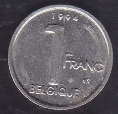 Belçika 1 Frank 1994