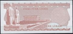 6.Emisyon 4.Tertip 20 Lira I90 098118 Çilaltı Çil