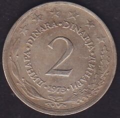 Yugoslavya 2 Dinar 1973