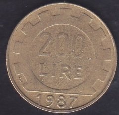 İtalya 200 Lire 1987