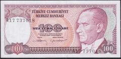 7.Emisyon 1.Tertip 100 Lira A17 737018 Ççt Çilaltı