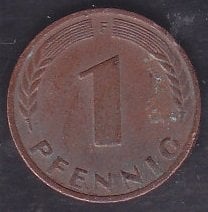 Almanya 1 Pfennig 1950