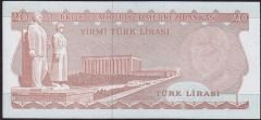 6.Emisyon 3.Tertip 20 Lira F87 293639 Çilaltı