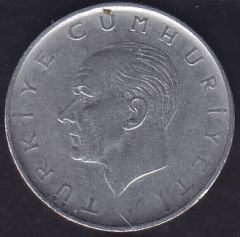 1968 Yılı 1 Lira Ters