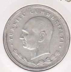 1934 Yılı 100 Kuruş Çok Çok Temiz Gümüş