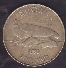 Finlandiya 5 Markka 1993