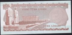 6.Emisyon 2.Tertip 20 Lira D01 372473 Ççt Çilaltı