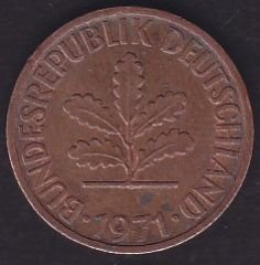 Almanya 2 Pfennig 1971 D