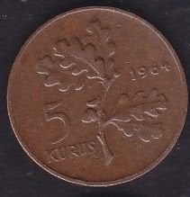 1964 Yılı 5 Kuruş