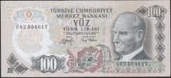 6.Emisyon 2.Tertip 100 Lira G82 554617 Çok Çok Temiz