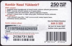 Turkcell Hazır Kart 250 Kontör 2007