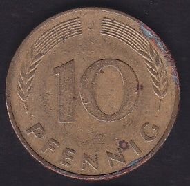 Almanya 10 Pfennig 1978 J