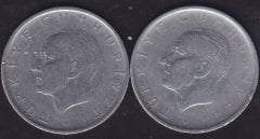 1959 Yılı 1 Lira (Ters Düz Takım )