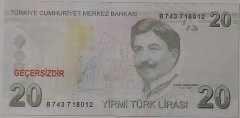 Geçersiz 20 Lira - Fantazi Para