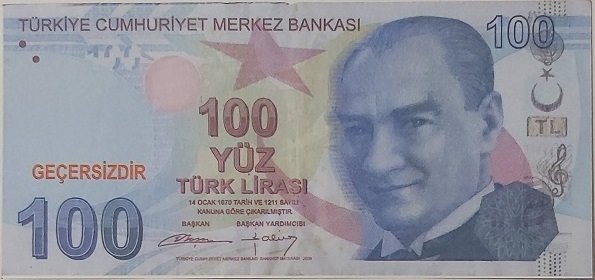 Geçersiz 100 Lira - Fantazi Para