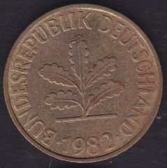 Almanya 10 Pfennig 1982 G