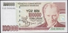 7.Emisyon 3.Tertip 100000 Lira I15 769181 Çilaltı