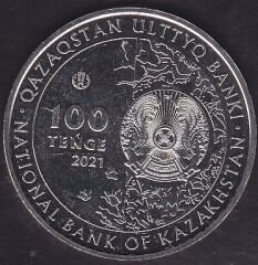 Kazakistan 100 Tenge 2021 Çil Hatıra