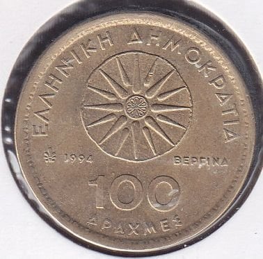 Yunanistan 100 Drahmi 1994