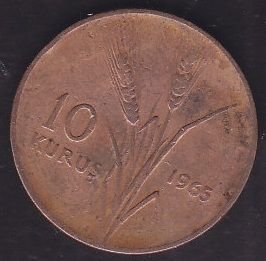 1965 Yılı 10 Kuruş