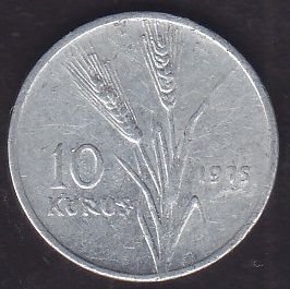 1975 Yılı 10 Kuruş