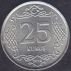 2018 Yılı 25 Kuruş Çilaltı Çil