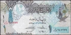 Katar 1 Riyal 2008 Çok Temiz Pick 28b