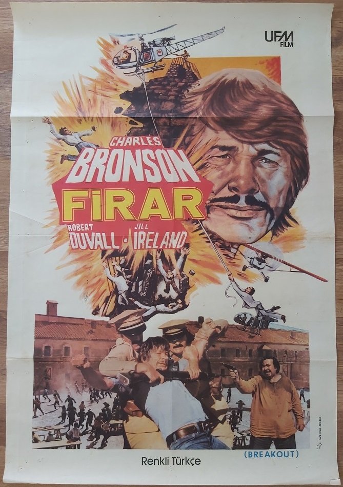 Yabancı - Charles Bronson - Firar -Film Afişi