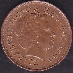 İngiltere 1 Penny 1999