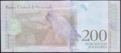 Venezuela 200 Bolivares 2018 Çil Pick107b