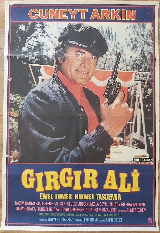 Cüneyt Arkın - Emel Tümer - Gırgır Ali - Film Afişi