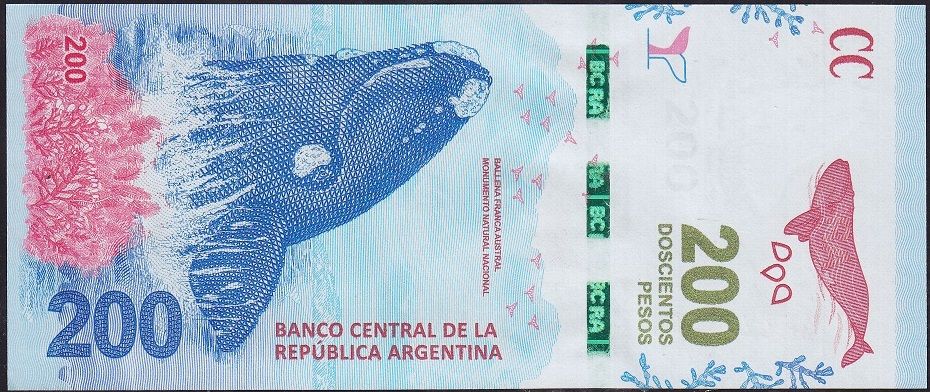 Arjantin 200 Pesos 2016 Çil Pick 364a