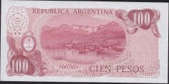 Arjantin 100 Pesos 1976 Çilaltı Pick 302b