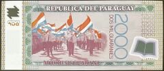 Paraguay 2000 Guarnies 2017 Çil Polymer