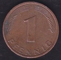 Almanya 1 Pfennig 1980 F