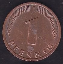 Almanya 1 Pfennig 1981 F