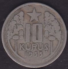 1935 Yılı 10 Kuruş