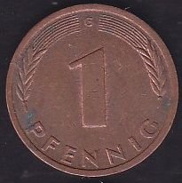 Almanya 1 Pfennig 1992 G