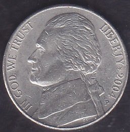 Amerika 5 Cent 2004 P Hatıra