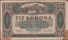 Macaristan 10 Korona 1920 İyi