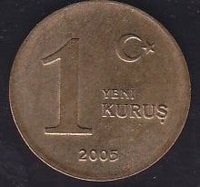 2005 Yılı 1 Kuruş