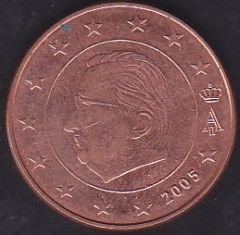 Avrupa 5 Euro Cent 2005 Belçika