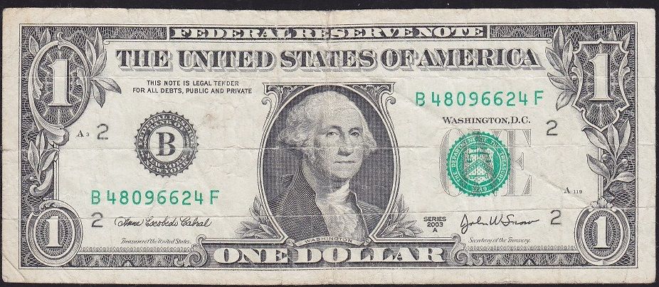 Amerika 1 Dolar 2003A Çok Temiz