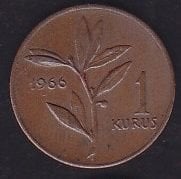 1966 Yılı 1 Kuruş