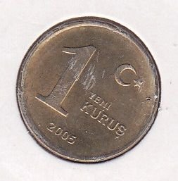 2005 Yılı 1 Kuruş Kapamada