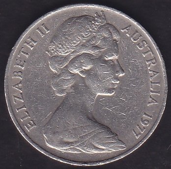 Avustralya 20 Cent 1977